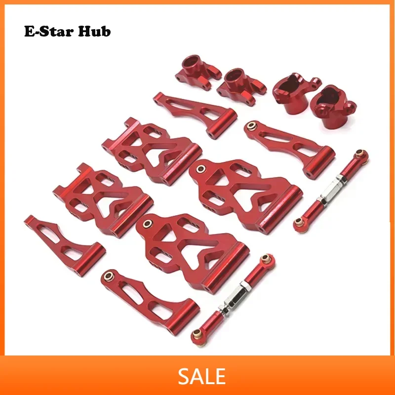 1/16 RC Car Metal Upgrade Parts Kit Front and Rear Arm Steering Cup for SCY 16101 16102 16106 16201 JJRC Q130A Q130B Q141 Q117
1/16 RC Car Metal Upgrade Parts Kit Front and Rear Arm Steering Cup for SCY 16101 16102 16106 16201 JJRC Q130A Q130B Q141 Q117