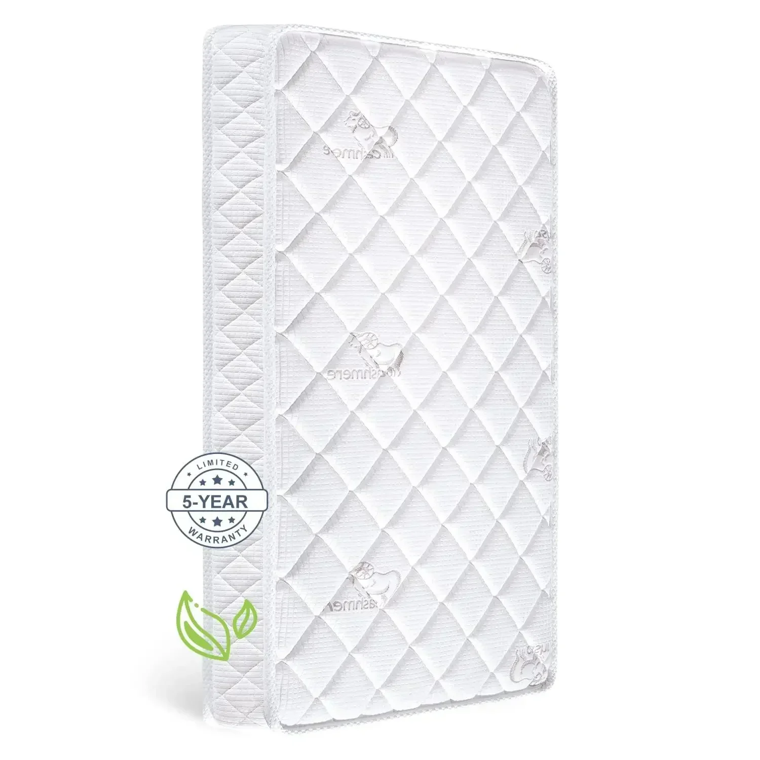 Premium Crib & Toddler Mattress,100% Knitted Fabric, Premium Fleece Surface-Hypoallergenic, 5" Thick Firm Soft Crib Mattress
Premium Crib & Toddler Mattress,100% Knitted Fabric, Premium Fleece Surface-Hypoallergenic, 5" Thick Firm Soft Crib Mattress