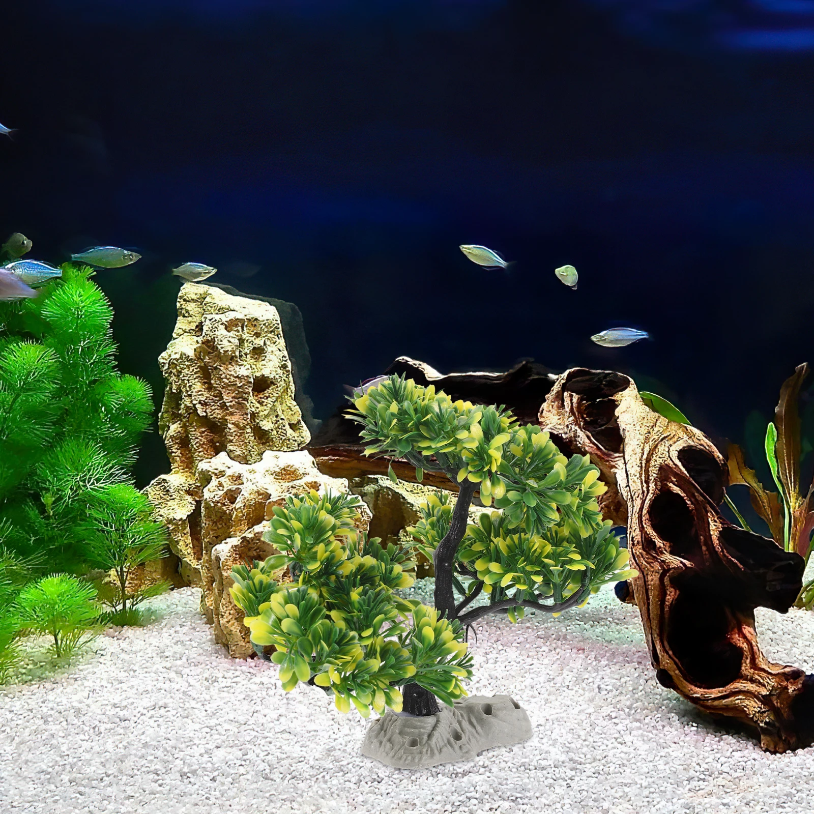 Artificial Pine Bonsai Green Durable Safe Materials Long Lasting Fade Resistant Fish Tank Decor Aquarium Plants Plastic Large
Artificial Pine Bonsai Green Durable Safe Materials Long Lasting Fade Resistant Fish Tank Decor Aquarium Plants Plastic Large