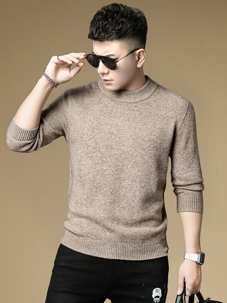 Men's Knitted Wool Sweater Long Sve round Ne Casual Wear Warm Inner irt Luxury Lightweight Autumn Winter New Sle
Men's Knitted Wool Sweater Long Sve round Ne Casual Wear Warm Inner irt Luxury Lightweight Autumn Winter New Sle