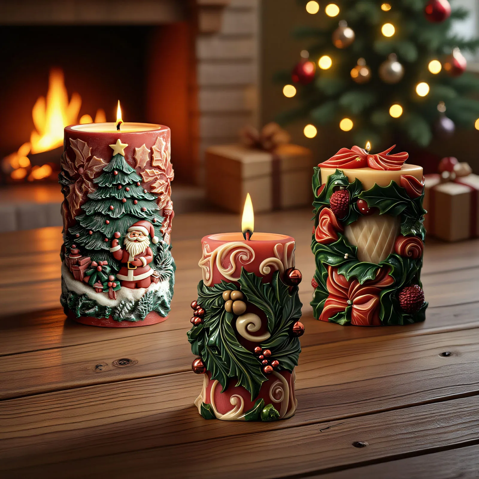 Christmas Series Scented Candle Silicone Molds Berries Whirlpool Flame Cylindrical Plaster Epoxy Resin Molds Candle Making Kit
Christmas Series Scented Candle Silicone Molds Berries Whirlpool Flame Cylindrical Plaster Epoxy Resin Molds Candle Making Kit