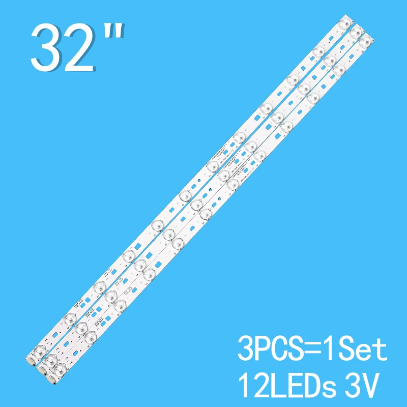 3 шт. 12 светодиодов 3 в 625 мм для телевизора 32 дюйма LE32H320D LE32M06 32E660LED D3362422WCA149741A2 6AS12CX62917
3 шт. 12 светодиодов 3 в 625 мм для телевизора 32 дюйма LE32H320D LE32M06 32E660LED D3362422WCA149741A2 6AS12CX62917