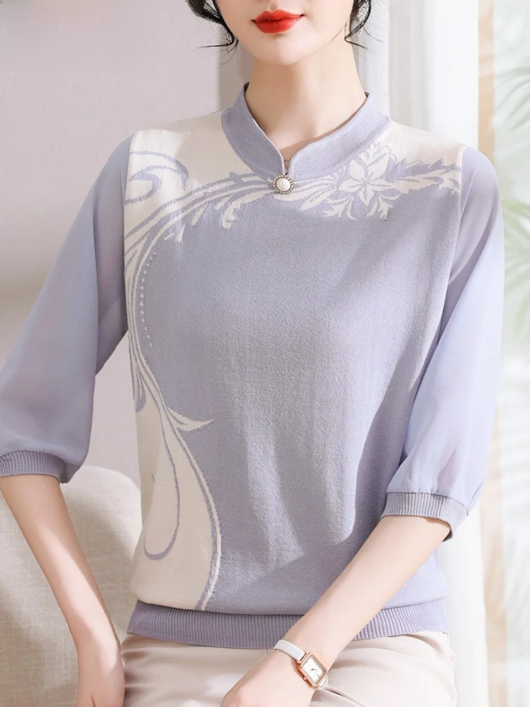 Модная вязаная осенняя одежда для мам 2024: Новая короткая кофта в китайском национальном стиле для женщин 40-49 лет
Модная вязаная осенняя одежда для мам 2024: Новая короткая кофта в китайском национальном стиле для женщин 40-49 лет