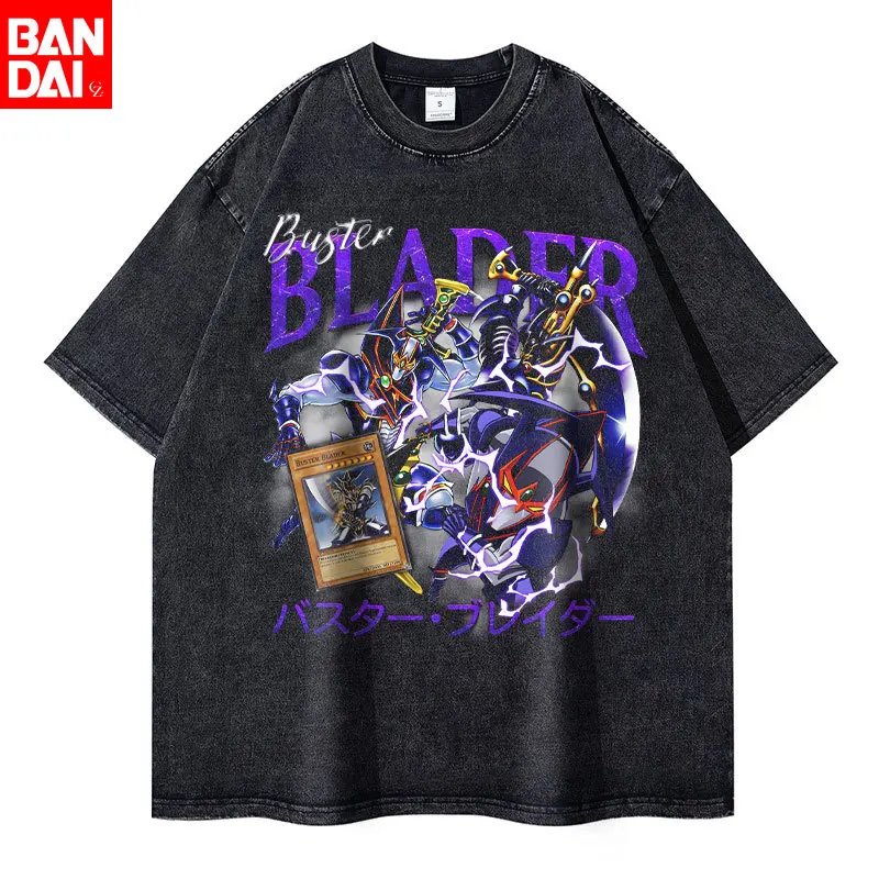 Футболка Buster Blader в стиле аниме для мужчин, винтажная, с эффектом потертости, с графикой YuGiOh, ретро 90-х, с изображением игровых карт, оверсайз, хлопковая, уличная одежда, с коротким рукавом
Футболка Buster Blader в стиле аниме для мужчин, винтажная, с эффектом потертости, с графикой YuGiOh, ретро 90-х, с изображением игровых карт, оверсайз, хлопковая, уличная одежда, с коротким рукавом