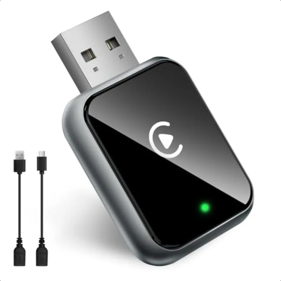 Беспроводной адаптер Carplay, совместимый с Apple Convert, проводной адаптер Carplay на Wirel для iPhone 2025, обновленное быстрое автоматическое подключение
Беспроводной адаптер Carplay, совместимый с Apple Convert, проводной адаптер Carplay на Wirel для iPhone 2025, обновленное быстрое автоматическое подключение