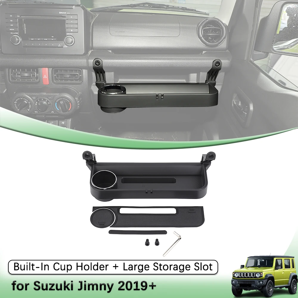 Front Passenger Grab Handle Storage Tray for Suzuki Jimny JB64 JB74 2019-2026 Car Cup Holder Organizer Box Inerior Accessories
Front Passenger Grab Handle Storage Tray for Suzuki Jimny JB64 JB74 2019-2026 Car Cup Holder Organizer Box Inerior Accessories