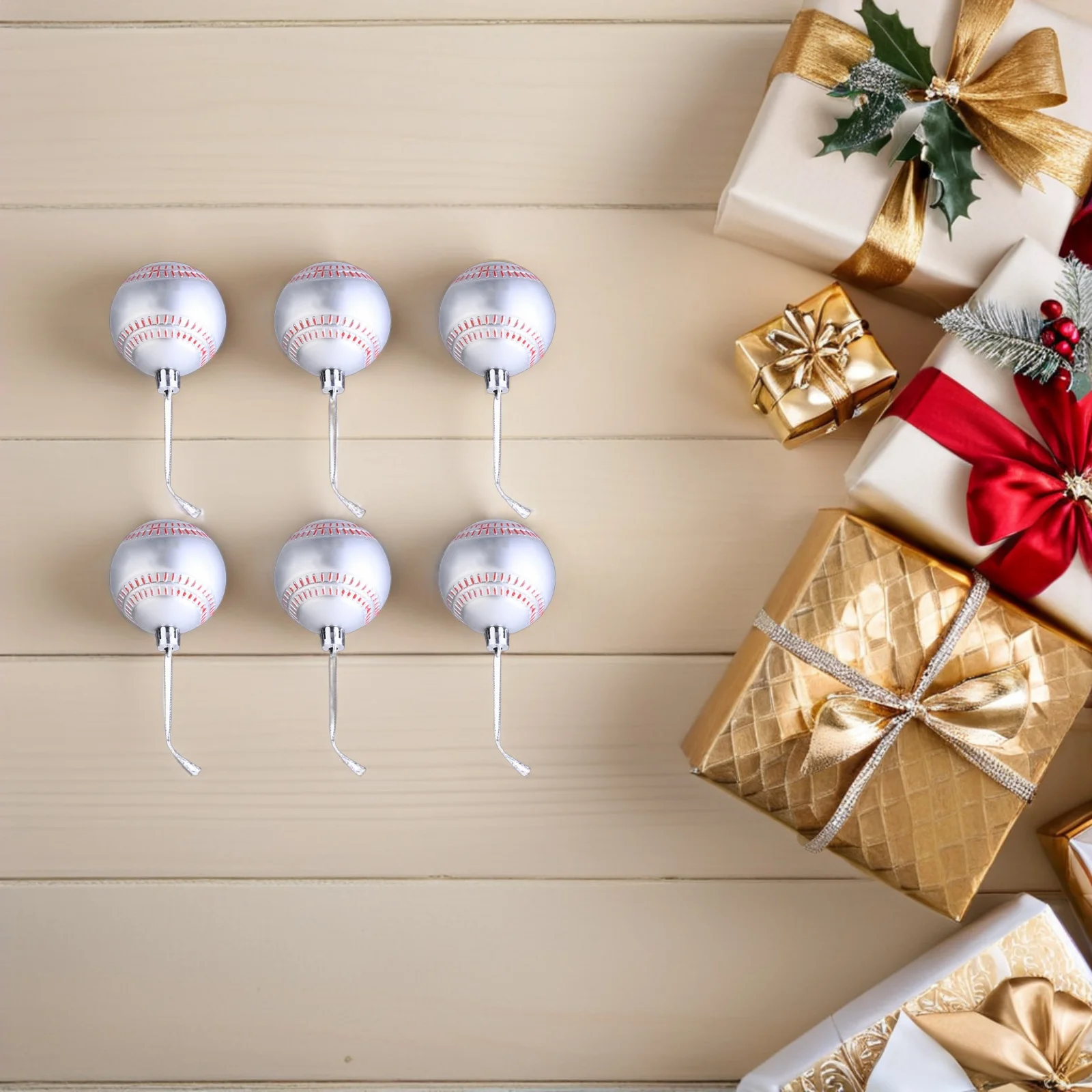 6Pcs Christmas Ball Decorations Shiny Festive Hanging Balls for Tree Centerpiece Banister Reception Decorative Use
6Pcs Christmas Ball Decorations Shiny Festive Hanging Balls for Tree Centerpiece Banister Reception Decorative Use