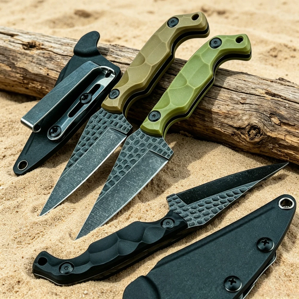 Multipurpose Nylon Fiber Handle Outdoor Camping Fishing Straight Knife Pocket Tools Portable Hiking Essential Knives with Sheath
Multipurpose Nylon Fiber Handle Outdoor Camping Fishing Straight Knife Pocket Tools Portable Hiking Essential Knives with Sheath