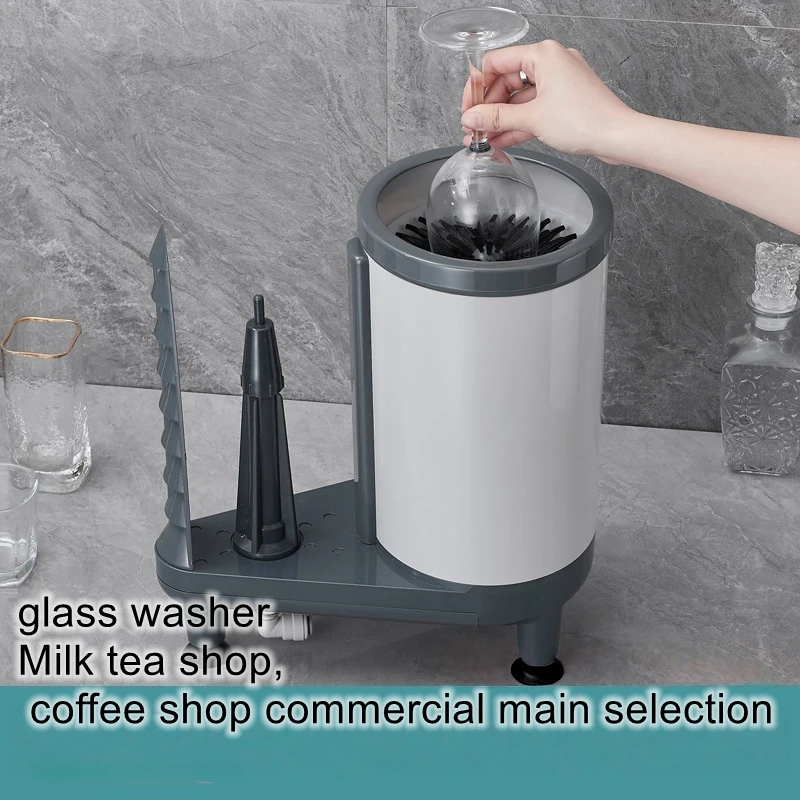 Coffee shop cup washer, cup brush, bar counter sink, press type cup washer, commercial beer cup washer
Coffee shop cup washer, cup brush, bar counter sink, press type cup washer, commercial beer cup washer
