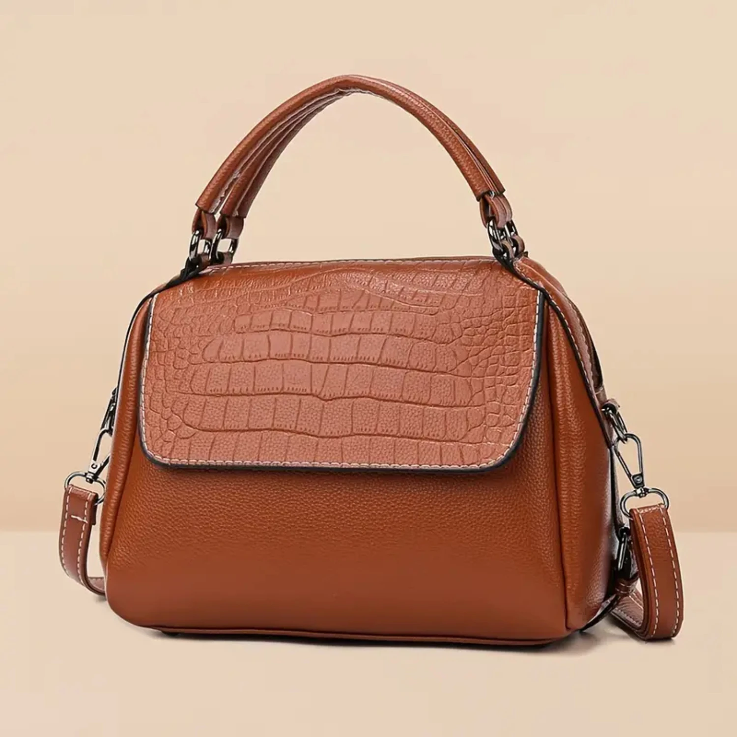 Fashion Flap Shoulder Bag, Women's Zipper Crossbody Hand Purse With Removable Strap
Fashion Flap Shoulder Bag, Women's Zipper Crossbody Hand Purse With Removable Strap