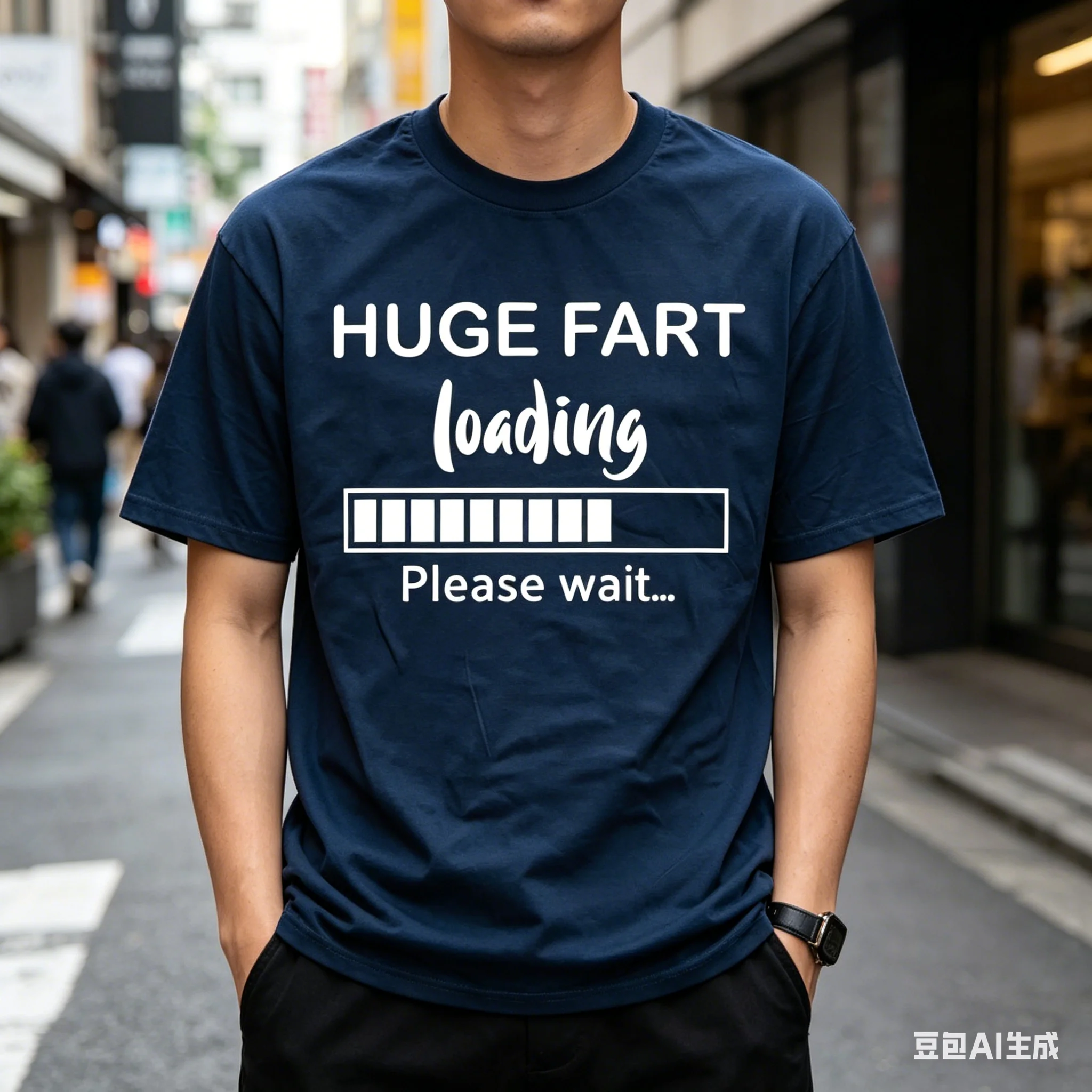 Huge Fart Loading Funny Dad Joke Graphic T-shirts Men Women's Fashion Casual Tshirt 100% Cotton Loose Oversized T Shirt
Huge Fart Loading Funny Dad Joke Graphic T-shirts Men Women's Fashion Casual Tshirt 100% Cotton Loose Oversized T Shirt