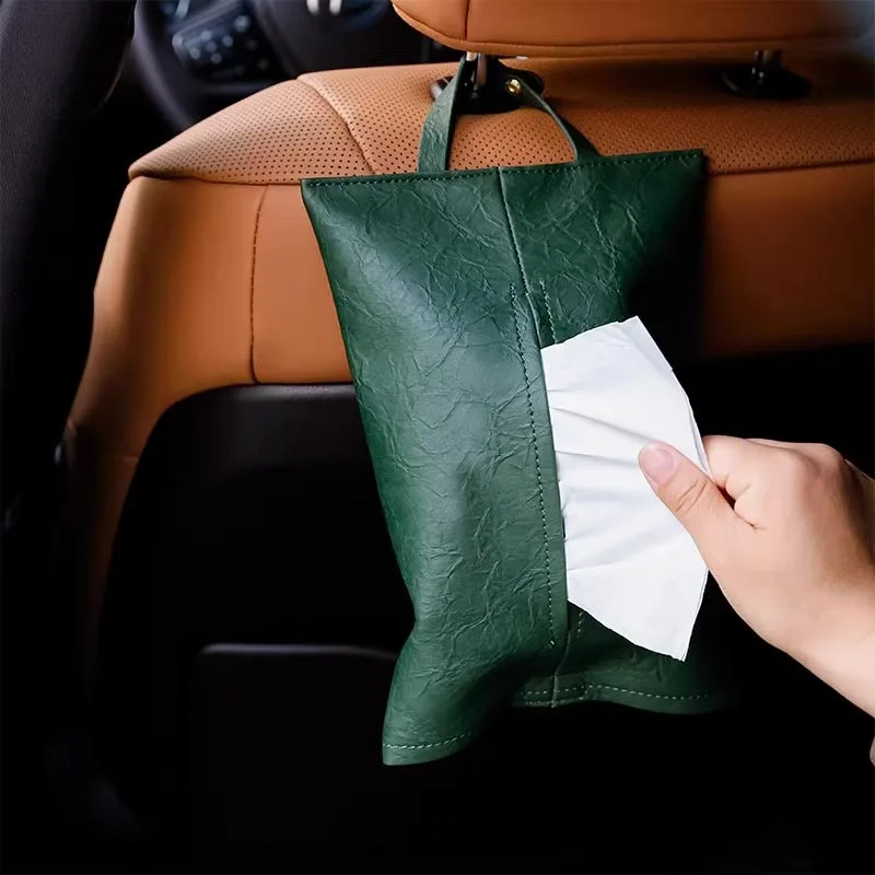 Waterproof Leather Tissue Case Solid Color High-end Seat Back Hanging Paper Storage Box For Car Office Bathroom Toilet Bedroom
Waterproof Leather Tissue Case Solid Color High-end Seat Back Hanging Paper Storage Box For Car Office Bathroom Toilet Bedroom