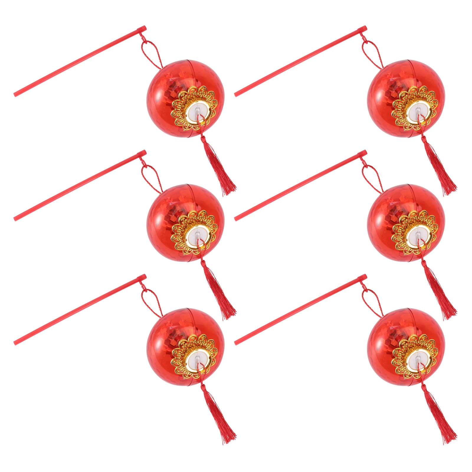 6 Pcs Glowing Crystal Lantern New Year Decor Spring Festival Handheld Plastic Decoration Luminous Portable
6 Pcs Glowing Crystal Lantern New Year Decor Spring Festival Handheld Plastic Decoration Luminous Portable