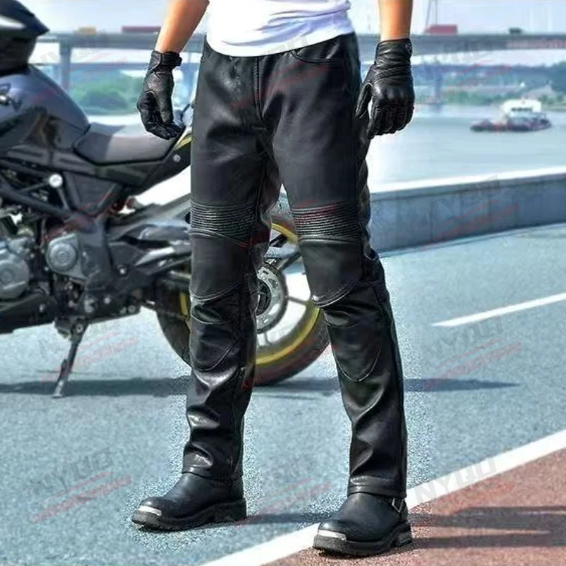 Motorcycle Riding Pants PU Leather Men's and Women's Four Season Bike Waterproof Off-road Racing Pants Windproof CE Knee Pads
Motorcycle Riding Pants PU Leather Men's and Women's Four Season Bike Waterproof Off-road Racing Pants Windproof CE Knee Pads