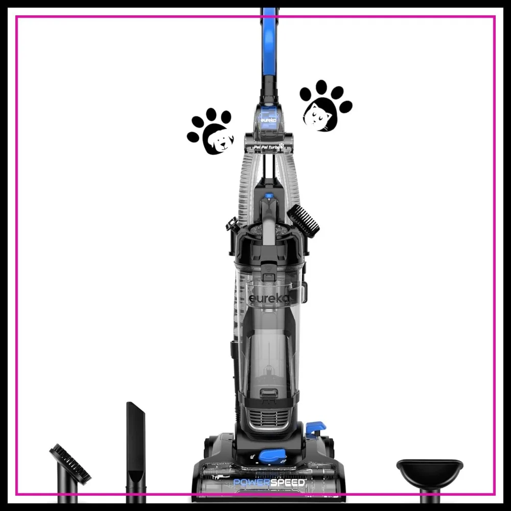 Lightweight Upright Vacuum Cleaner for Carpet and Hard Floor, Powerful Bagless for Home Pets, NEU181A, Blue
Lightweight Upright Vacuum Cleaner for Carpet and Hard Floor, Powerful Bagless for Home Pets, NEU181A, Blue