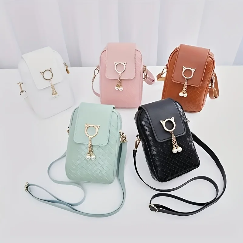 Women's mobile phone crossbody shoulder bag fashionable women's bag coin purse mini woven bag
Women's mobile phone crossbody shoulder bag fashionable women's bag coin purse mini woven bag