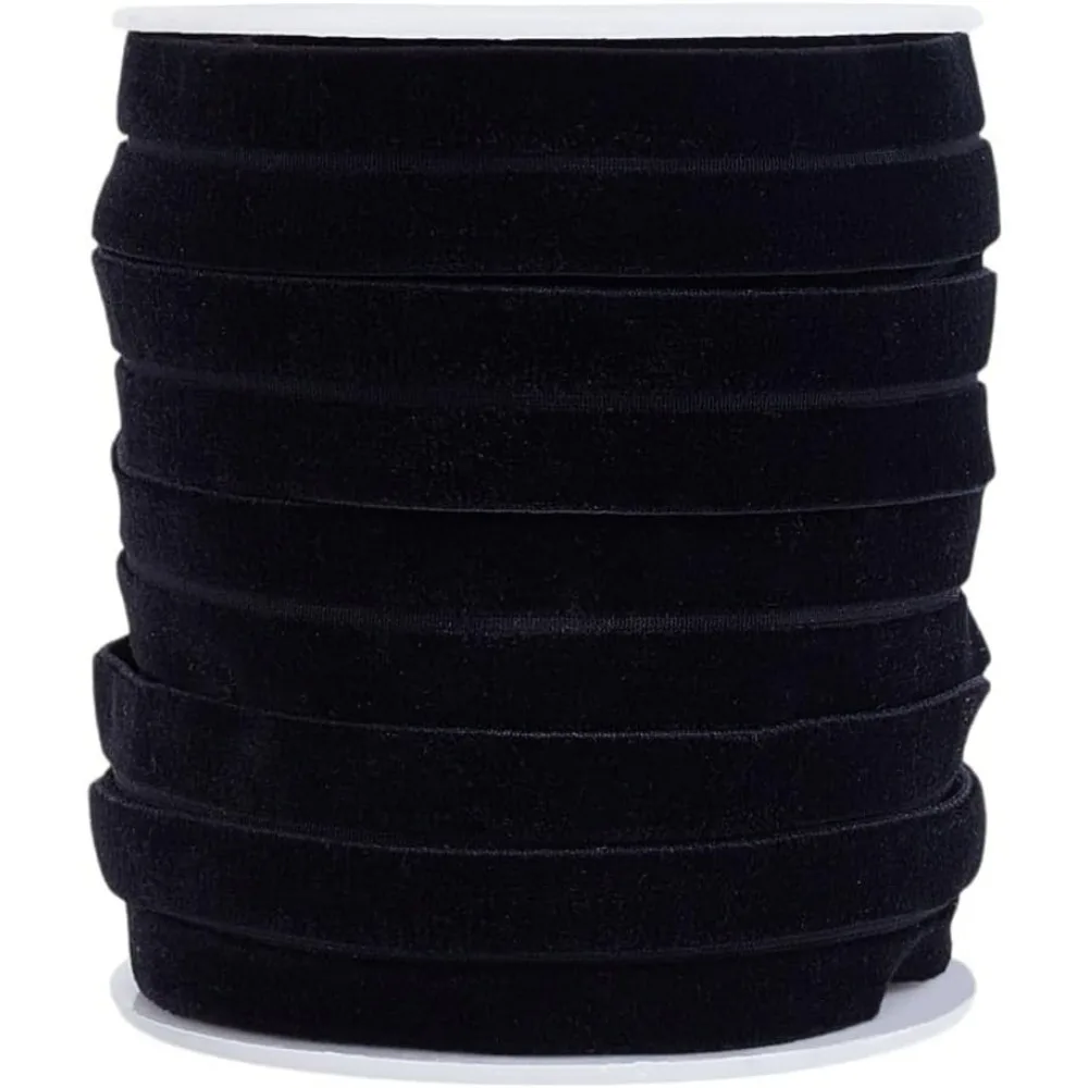 10Yards Christmas Velvet Elastic Stretch Ribbon Trim 1.5cm(0.59inch) Black Velvet RibbonSatin Ribbon Roll for Wedding making kit
10Yards Christmas Velvet Elastic Stretch Ribbon Trim 1.5cm(0.59inch) Black Velvet RibbonSatin Ribbon Roll for Wedding making kit