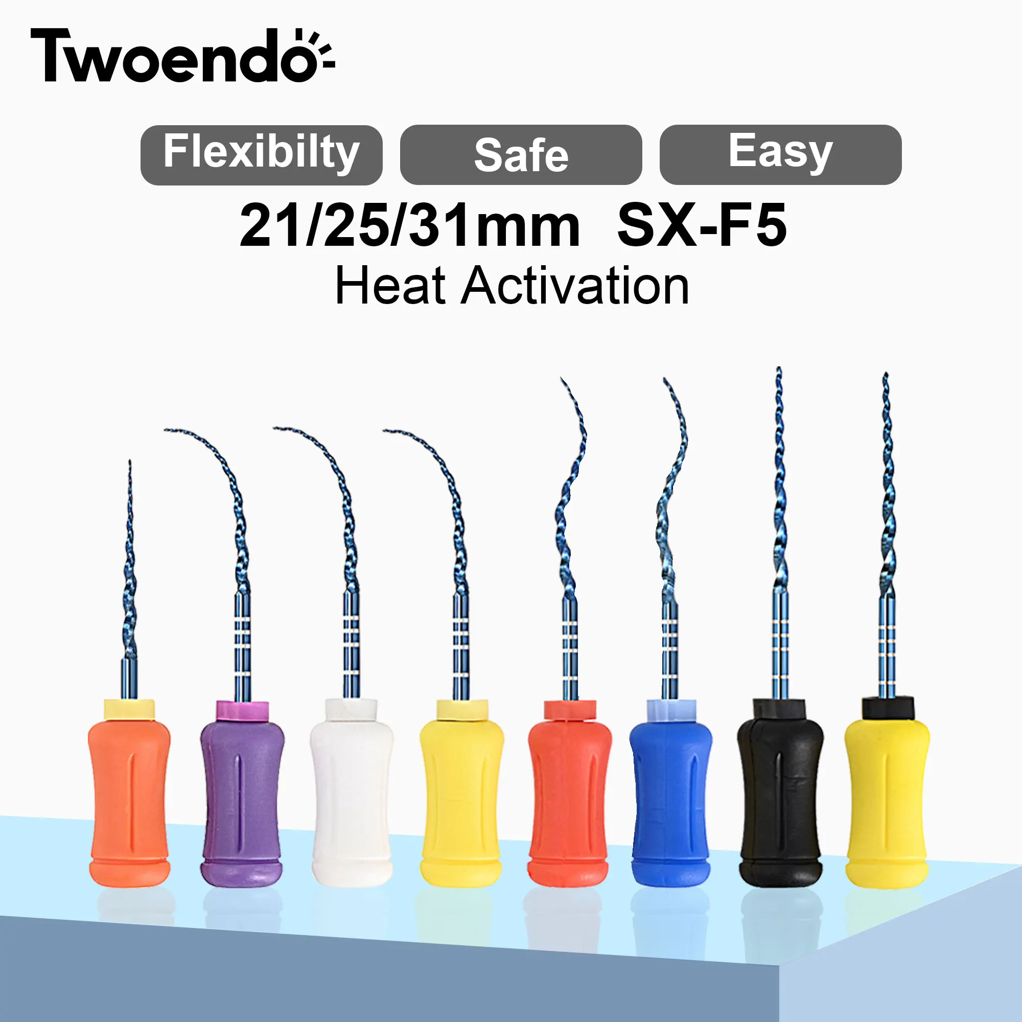 Dental Blue Endodontic Hand Use Files NiTi 25mm SX-F3 F4 F5 Dentistry Root Canal Treatment Heat Activation Dentist Material
Dental Blue Endodontic Hand Use Files NiTi 25mm SX-F3 F4 F5 Dentistry Root Canal Treatment Heat Activation Dentist Material
