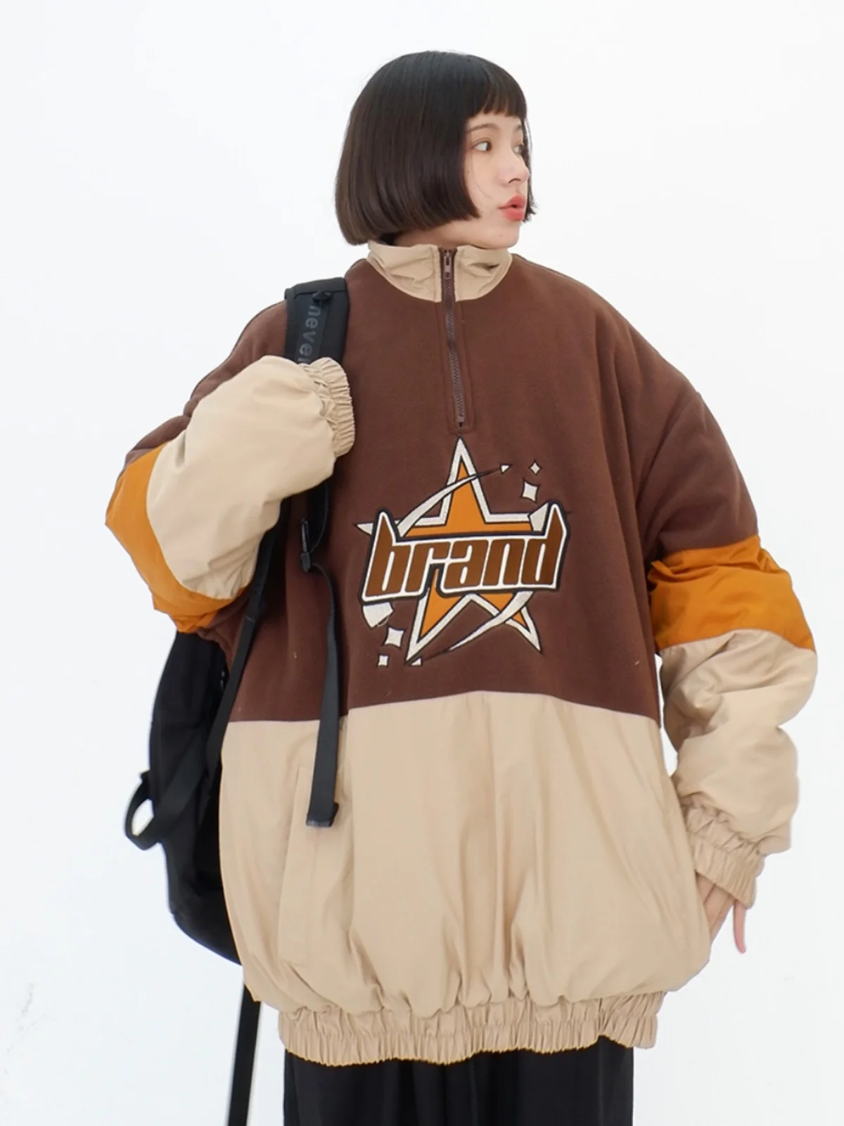 Colored Star Half Open Collar Cotton Jackets Women's 2023 Winter New Loose bf Street Thickened Coats
Colored Star Half Open Collar Cotton Jackets Women's 2023 Winter New Loose bf Street Thickened Coats