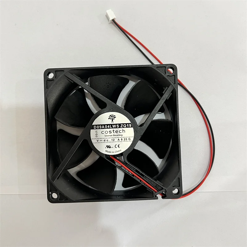 D09A04LWSZQ19 12V DC Brushless Fan, 92×92×25mm 0.25A 3W Axial Sleeve Bearing Cooler, For Power Supply Automation Equipm
D09A04LWSZQ19 12V DC Brushless Fan, 92×92×25mm 0.25A 3W Axial Sleeve Bearing Cooler, For Power Supply Automation Equipm