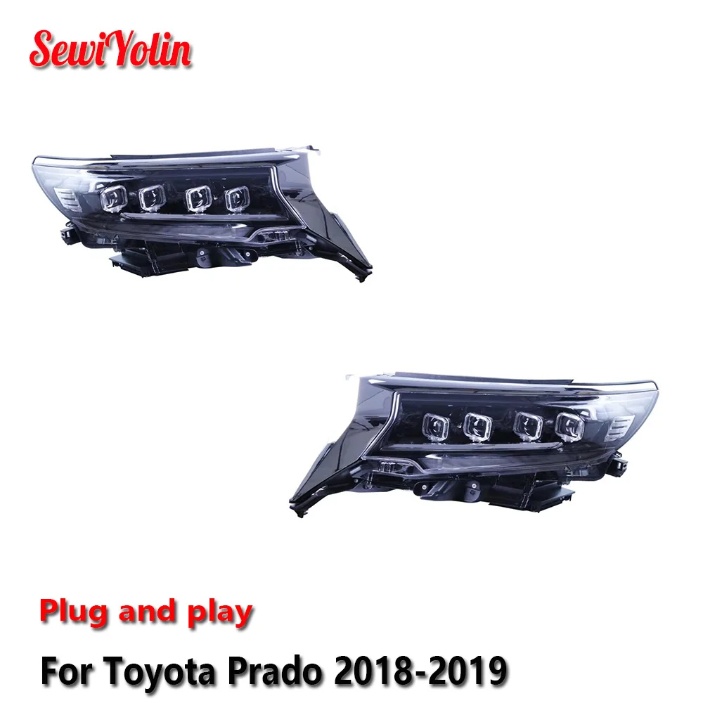 Car LED Headlight Light Assemblies For Toyota Prado 2018-2019 Auto Fog DRL Brake Turn Signal Lamp Plug and Play
Car LED Headlight Light Assemblies For Toyota Prado 2018-2019 Auto Fog DRL Brake Turn Signal Lamp Plug and Play