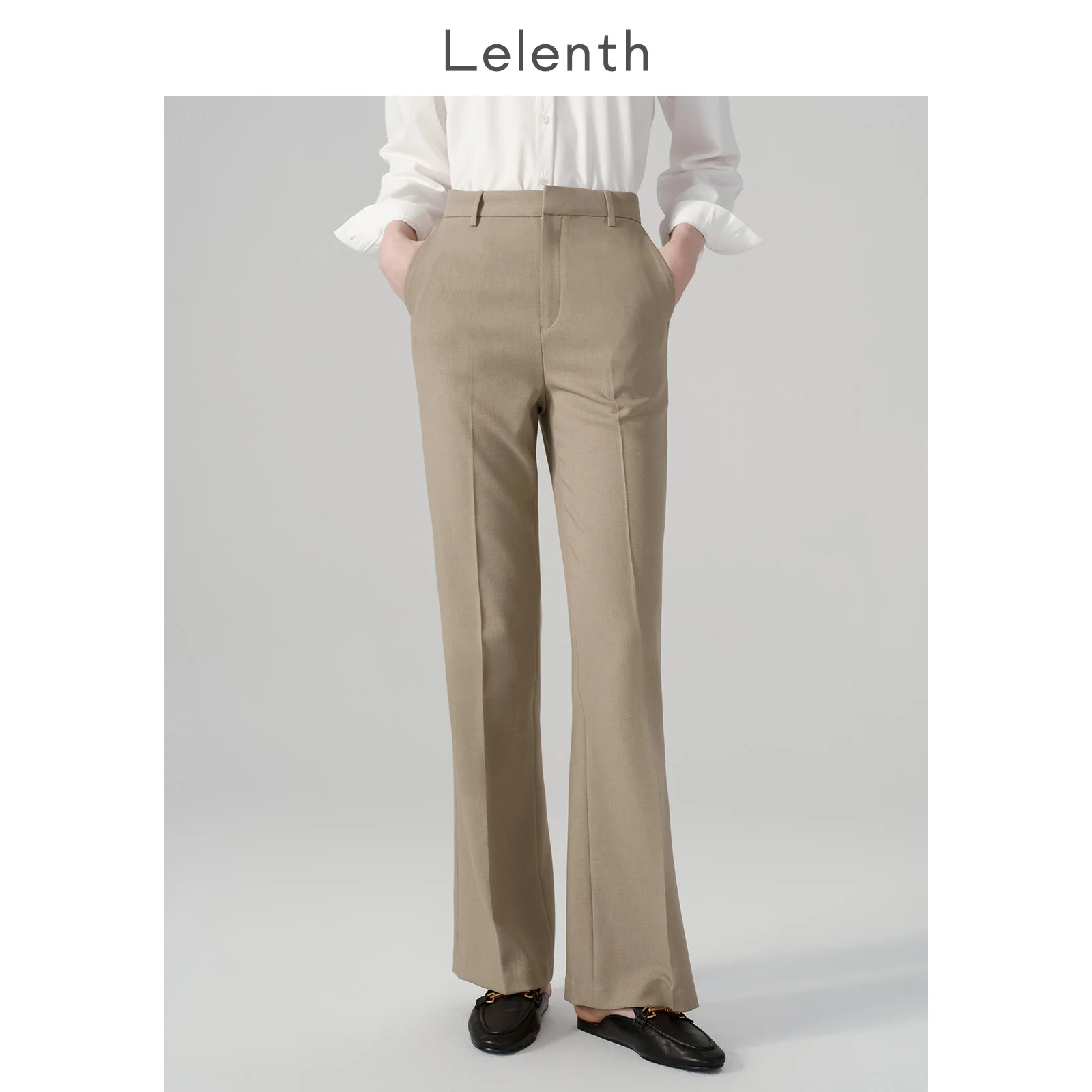 LeLenth Khaki Wide Leg Pants Women's Casual Straight Cut Suit Interview Professional Long Trousers High Waist Commute Style
LeLenth Khaki Wide Leg Pants Women's Casual Straight Cut Suit Interview Professional Long Trousers High Waist Commute Style