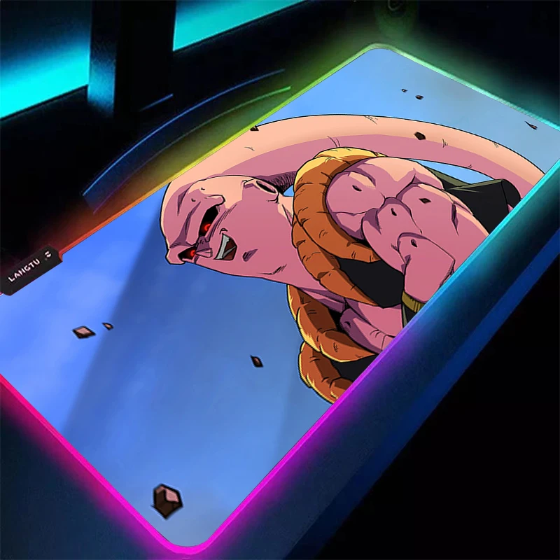 RGB Backlight Mouse Pad DBZ Dragon Ball Majin Buu Gamer XXL LED Computer Pc Mousepad Carpet Gaming Accessories Keyboard Desk Mat
RGB Backlight Mouse Pad DBZ Dragon Ball Majin Buu Gamer XXL LED Computer Pc Mousepad Carpet Gaming Accessories Keyboard Desk Mat