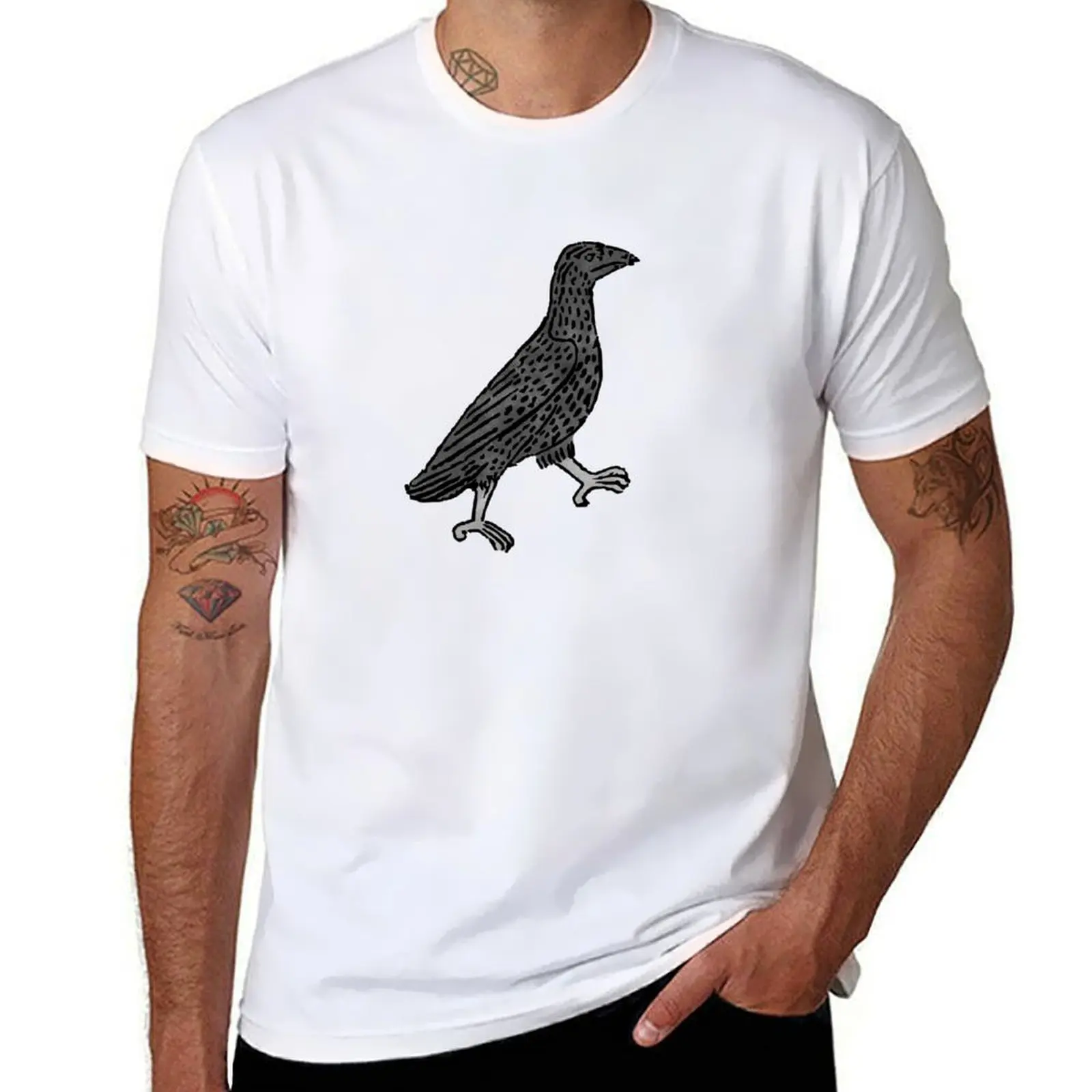 Medieval Crow Woodcut T-Shirt quick drying fashion shirts cotton man t-shirts valentines boutique clothes outfits for men
Medieval Crow Woodcut T-Shirt quick drying fashion shirts cotton man t-shirts valentines boutique clothes outfits for men