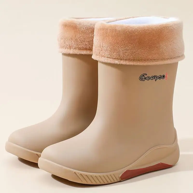 2024 Children's Four Seasons High Top Rain Shoes Boys And Girls Soft Bottom Non Slip Waterproof Cotton Covered Water Shoes
2024 Children's Four Seasons High Top Rain Shoes Boys And Girls Soft Bottom Non Slip Waterproof Cotton Covered Water Shoes