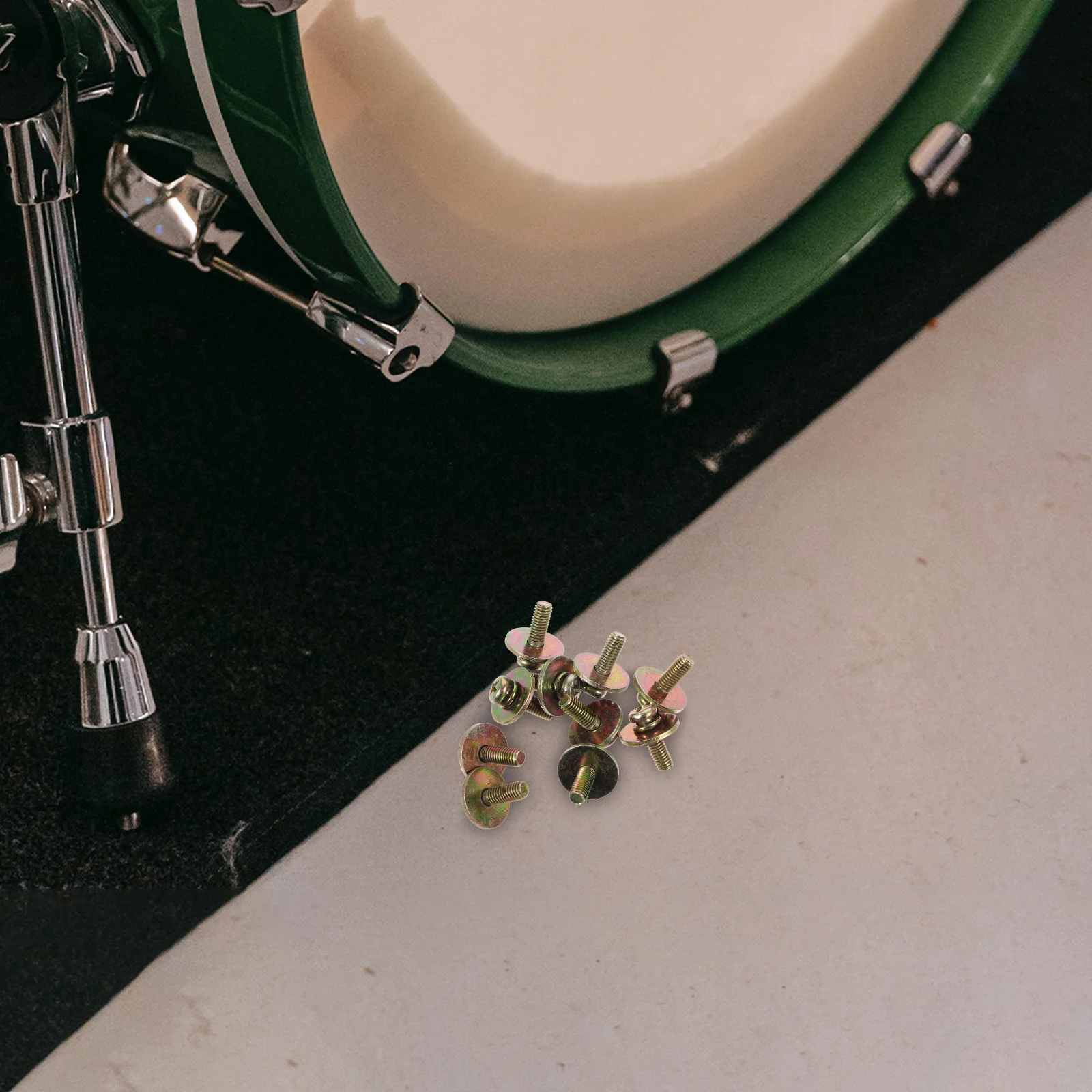 20Pcs Drum Lug Screws Zinc Alloy Long Lasting Replacement Mounting Screws Drum Set Accessories Snare Percussion Mounts
20Pcs Drum Lug Screws Zinc Alloy Long Lasting Replacement Mounting Screws Drum Set Accessories Snare Percussion Mounts