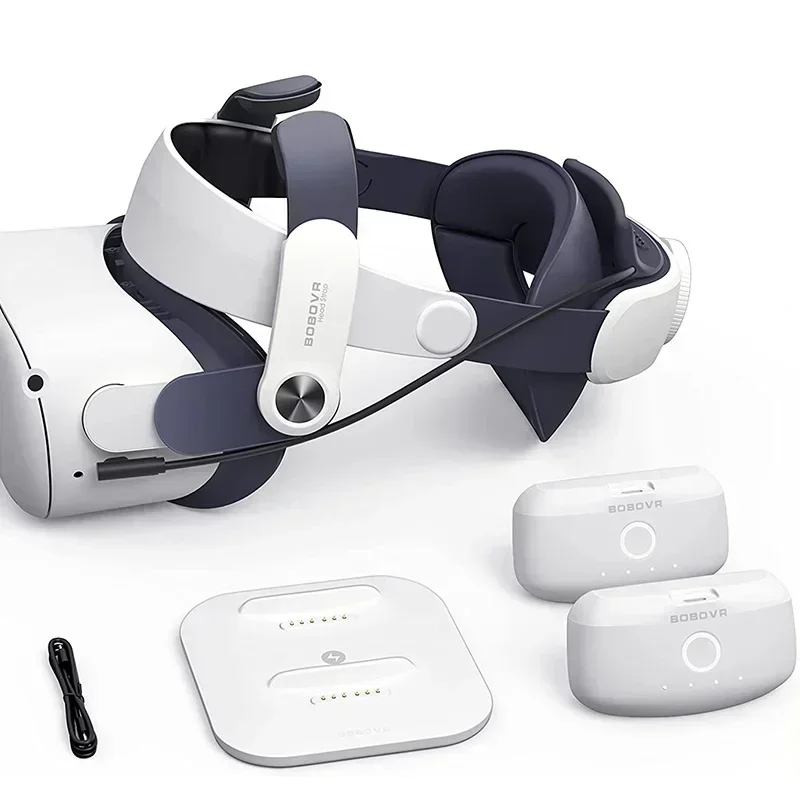 US.EU M2 Plus Strap BOBOVR M2 Plus Head Strap Twin Battery Combo Compatible with Meta Oculus Quest 2
US.EU M2 Plus Strap BOBOVR M2 Plus Head Strap Twin Battery Combo Compatible with Meta Oculus Quest 2