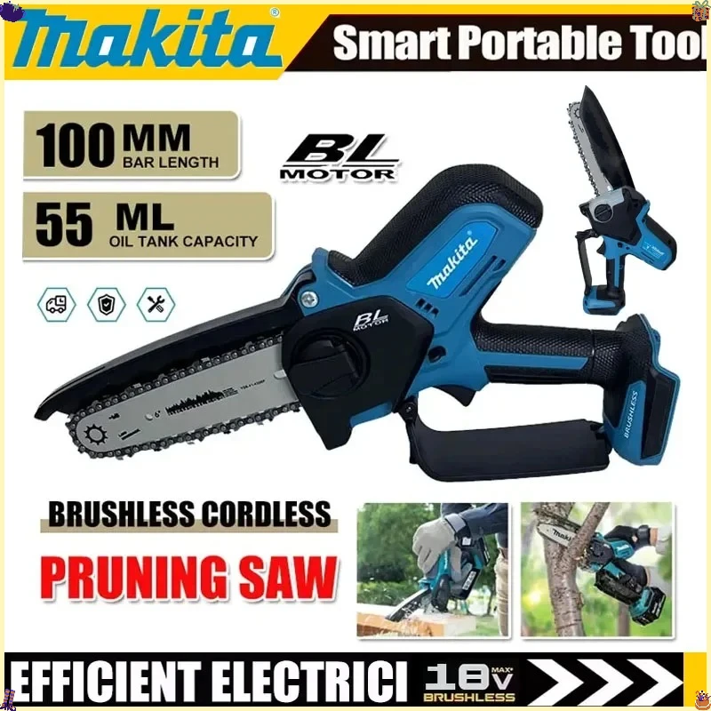 Makita 6Inch with Small Handheld Portable Mini Chainsaw Electric 6-inch Logging Sawzall Cordless Chainsaw for Woodworking
Makita 6Inch with Small Handheld Portable Mini Chainsaw Electric 6-inch Logging Sawzall Cordless Chainsaw for Woodworking