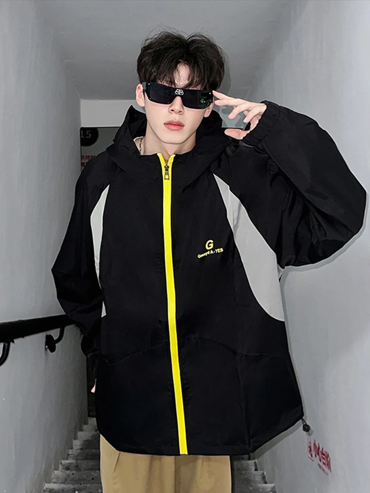 Винтажная американская мужская весенне-осенняя цветная блузка, спортивная джатка, свободная посадка с капюшоном, защита от солнца, повседневная верхняя одежда
Винтажная американская мужская весенне-осенняя цветная блузка, спортивная джатка, свободная посадка с капюшоном, защита от солнца, повседневная верхняя одежда