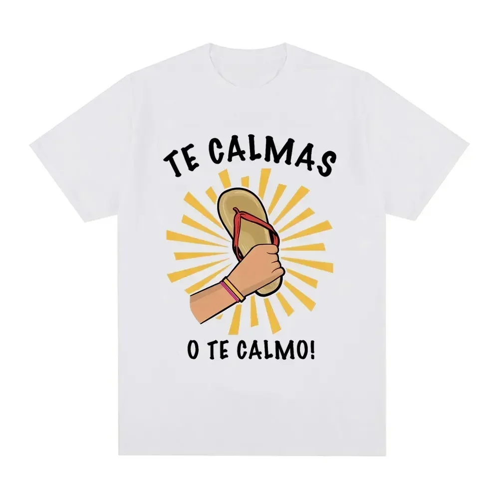 Забавная испанская футболка Te Calmas O Te Calmo, женская модная свободная футболка в стиле хип-хоп, футболки с графикой, женская одежда
Забавная испанская футболка Te Calmas O Te Calmo, женская модная свободная футболка в стиле хип-хоп, футболки с графикой, женская одежда