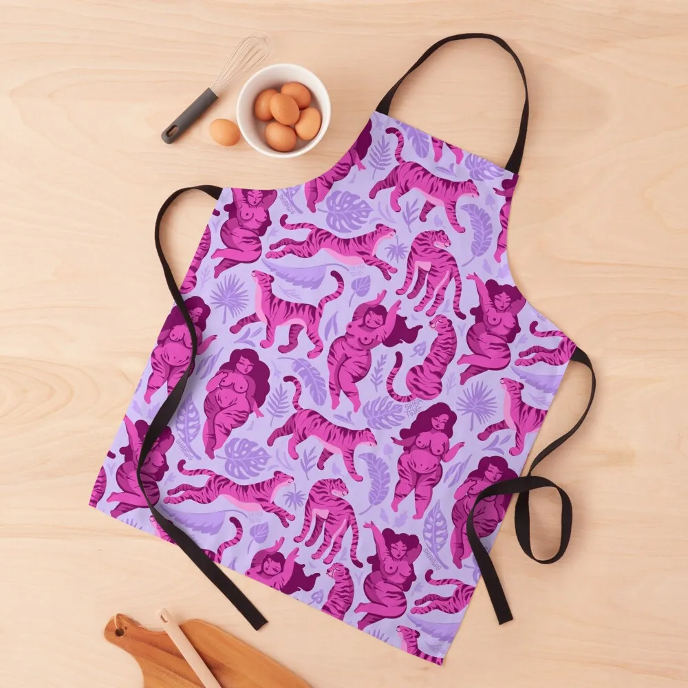 Pink Tiger’s Dance (shiratwig) Apron Home Utensils Kitchen on the wall Custom Apron
Pink Tiger’s Dance (shiratwig) Apron Home Utensils Kitchen on the wall Custom Apron
