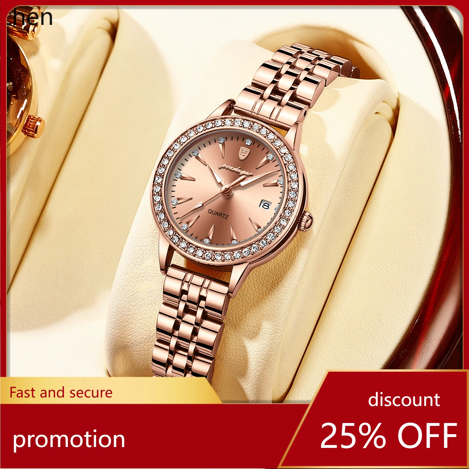 ZML Women's Fashion Waterproof Luminous Quartz Wristwatch
ZML Women's Fashion Waterproof Luminous Quartz Wristwatch