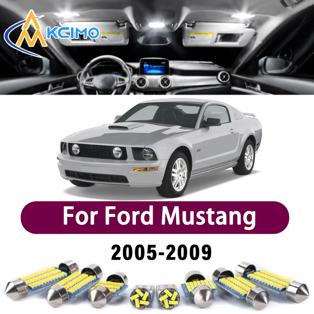 Error Free LED Interior Light Kit for Ford Mustang 2005-2009 Premium Bright Dome Trunk Mirror Reading Lamps Canbus
Error Free LED Interior Light Kit for Ford Mustang 2005-2009 Premium Bright Dome Trunk Mirror Reading Lamps Canbus