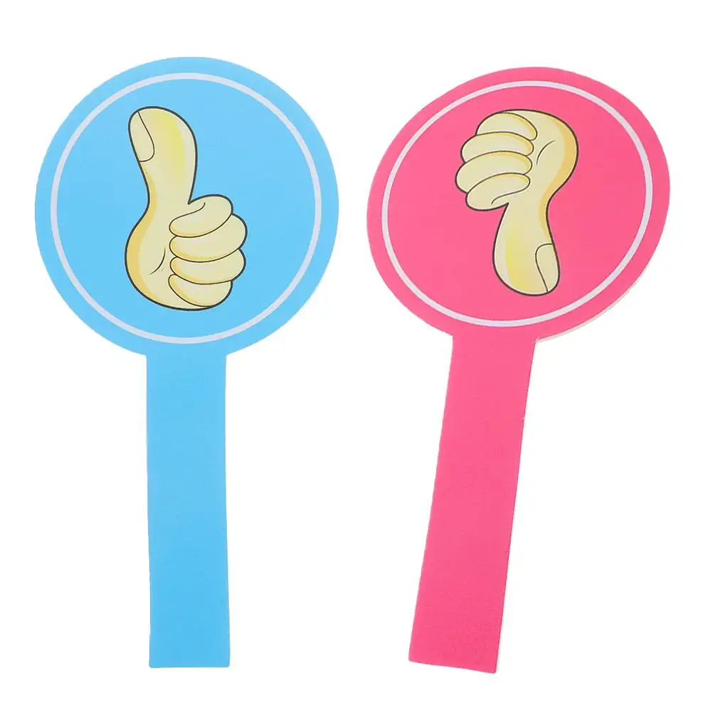 2Pcs Score Board Thumbs Up Down Game Classroom Voting Paddles Teacher Tools Student Feedback Reusable Judging Boards Bright
2Pcs Score Board Thumbs Up Down Game Classroom Voting Paddles Teacher Tools Student Feedback Reusable Judging Boards Bright