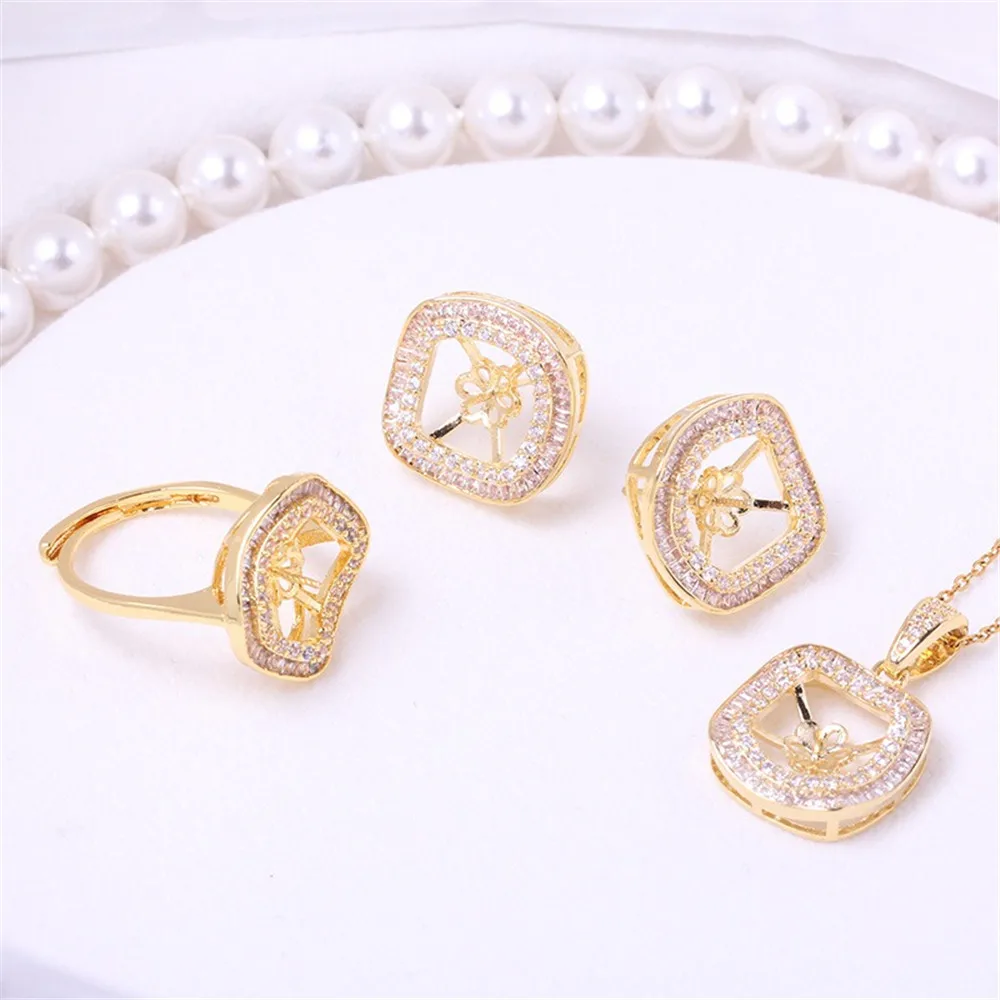 18K Gold Plated Pearl Set Base, DIY Jewelry Making Supplies, Blank Pendant Ring Ear Stud Bases for Handmade Accessories No Pearl
18K Gold Plated Pearl Set Base, DIY Jewelry Making Supplies, Blank Pendant Ring Ear Stud Bases for Handmade Accessories No Pearl