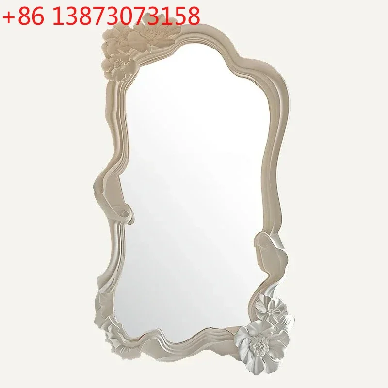 French three-dimensional carved wall hanging wearing mirror hotel decorative mirror beauty salon clothing store fitting mir
French three-dimensional carved wall hanging wearing mirror hotel decorative mirror beauty salon clothing store fitting mir