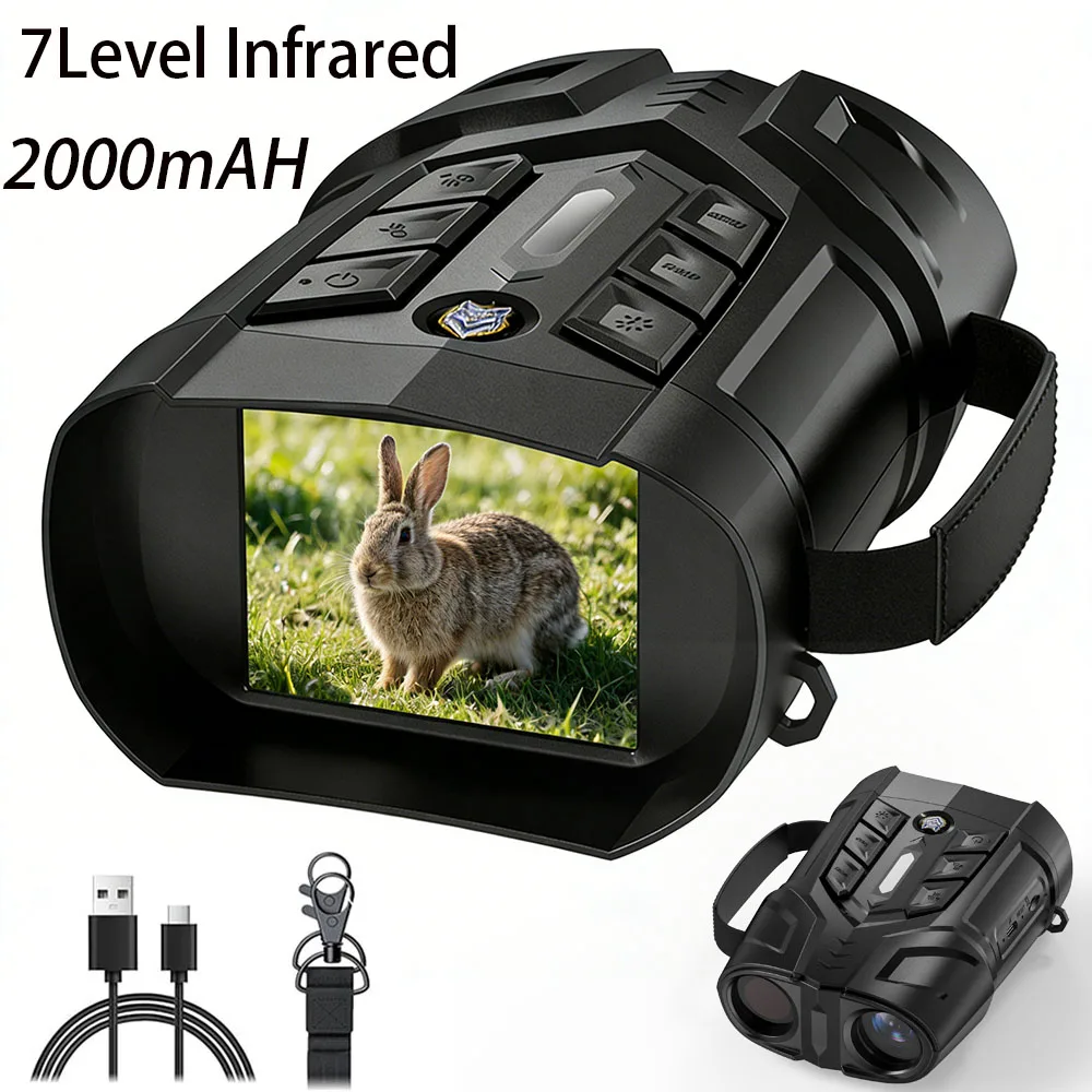 Outdoor Night Vision Binoculars with 10X Digital Zoom 2.8inch HD 4K Infrared Night Vision Telescope 800M Full Dark Viewing Gifts
Outdoor Night Vision Binoculars with 10X Digital Zoom 2.8inch HD 4K Infrared Night Vision Telescope 800M Full Dark Viewing Gifts