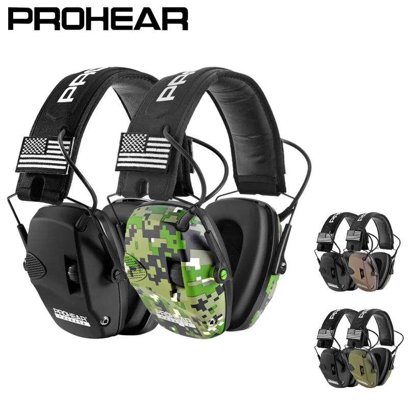 PROHEAR Tactical Electronic Ear Protection Noise Cancellation Earmuffs Professional Hearing Protection for Shooting Hunting
PROHEAR Tactical Electronic Ear Protection Noise Cancellation Earmuffs Professional Hearing Protection for Shooting Hunting