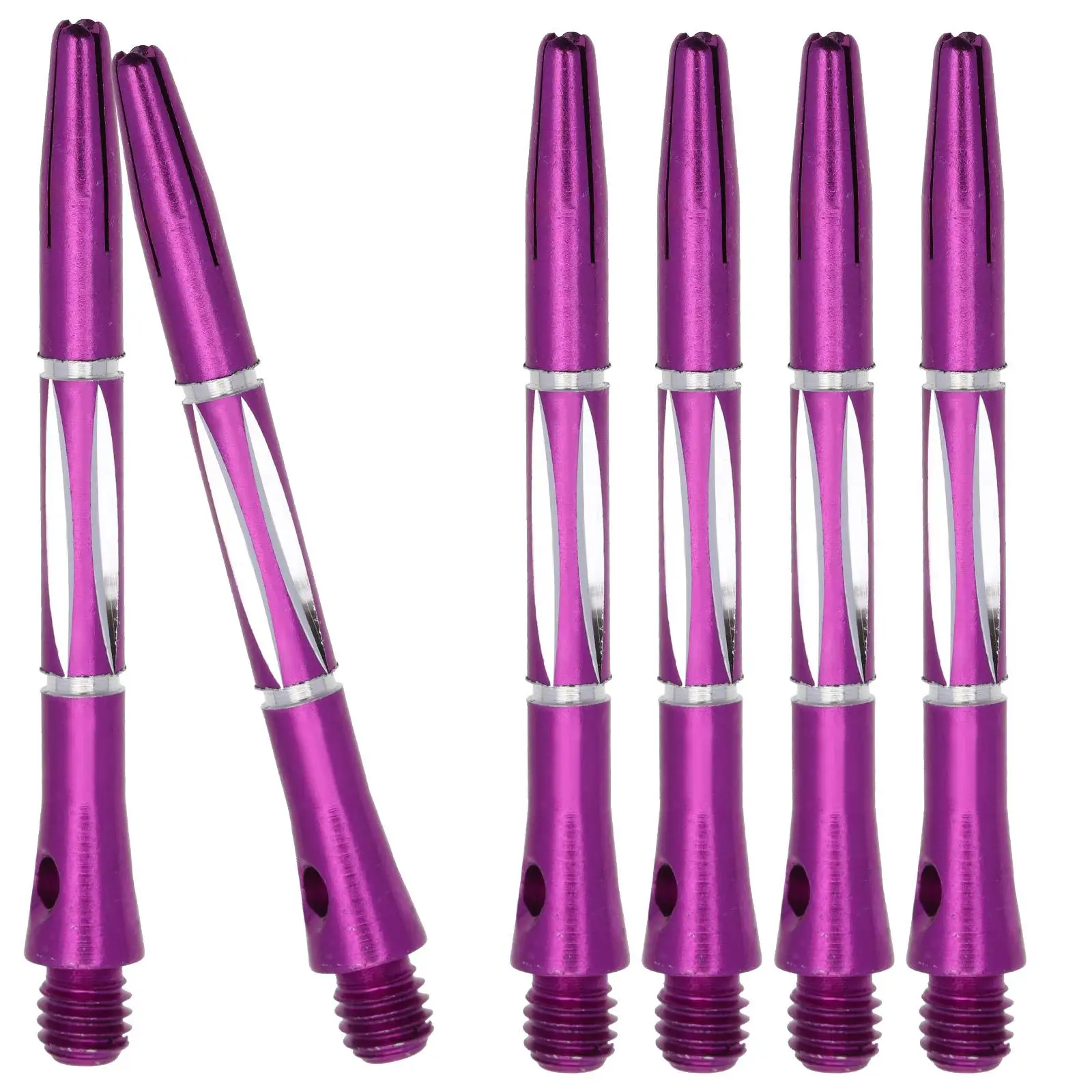 6 Pcs Aluminum Alloy Shafts Metal Stems Threaded Purple Soft Tip Accessories for Throwing Games Enhanced Stability
6 Pcs Aluminum Alloy Shafts Metal Stems Threaded Purple Soft Tip Accessories for Throwing Games Enhanced Stability