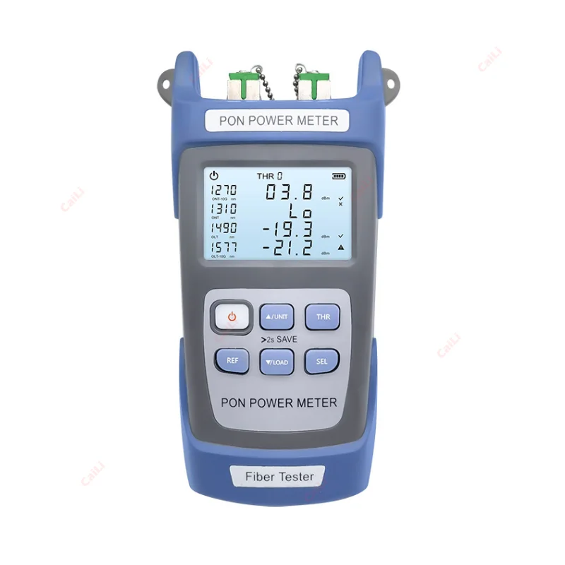 10G Pon Tester EPON GPON XGPON Power Meter OPM For FTTH FTTx OLT-ONU With SC & FC Connectors 1270/1310/1490/1577nm
10G Pon Tester EPON GPON XGPON Power Meter OPM For FTTH FTTx OLT-ONU With SC & FC Connectors 1270/1310/1490/1577nm