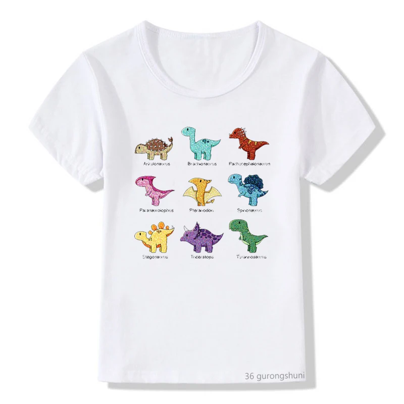 T-Shirt For Boys Cute Pride Dinosaurs Cartoon Print Kids Clothes T Shirt Funny Boys Clothes Summer White Shortsleeve Tshirt Tops
T-Shirt For Boys Cute Pride Dinosaurs Cartoon Print Kids Clothes T Shirt Funny Boys Clothes Summer White Shortsleeve Tshirt Tops