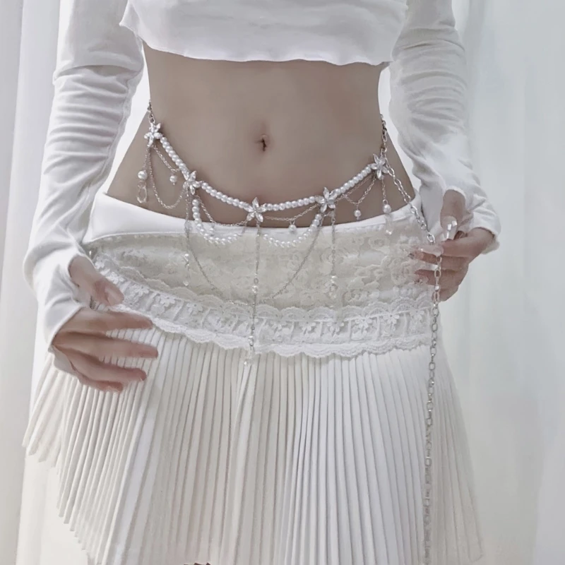 Многослойный пояс-цепочка с жемчугом и кисточками для женщин, для фестивалей и рейвов
Многослойный пояс-цепочка с жемчугом и кисточками для женщин, для фестивалей и рейвов