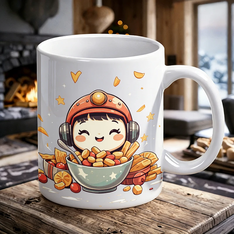 Cup & Mug Set, Kawaii Snack Cartoon Character Ceramic Mug, Coffee Cup, Milk Cup, Office Tea Cup, Drinking Cup, Gift for Friends
Cup & Mug Set, Kawaii Snack Cartoon Character Ceramic Mug, Coffee Cup, Milk Cup, Office Tea Cup, Drinking Cup, Gift for Friends
