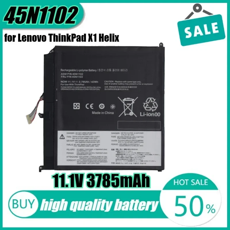 11,1 В, 42 Втч, 3785 мАч, 45N1102, аккумулятор для ноутбука Lenovo ThinkPad X1 Helix (20CGA01QCD), 36971A1 M/T 3701 Series 45N1103
11,1 В, 42 Втч, 3785 мАч, 45N1102, аккумулятор для ноутбука Lenovo ThinkPad X1 Helix (20CGA01QCD), 36971A1 M/T 3701 Series 45N1103