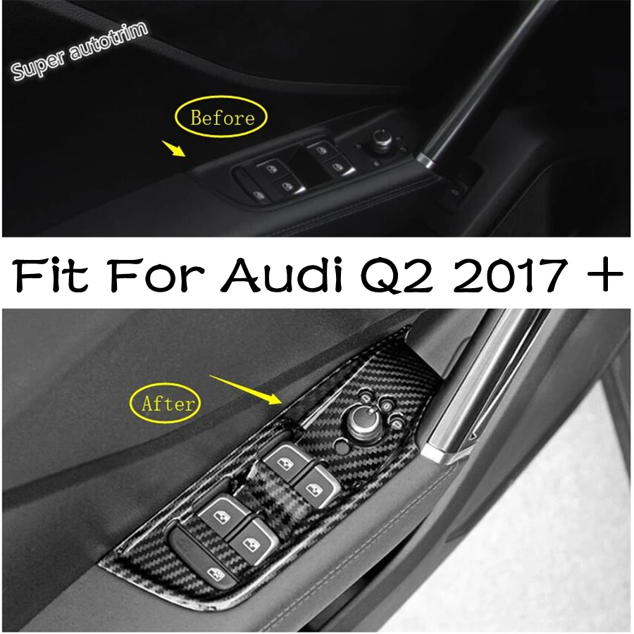 Door Window Glass Lift Button Switch Panel Control Frame Cover Trim For Audi Q2 2017 - 2021 Carbon Fiber Interior Accessories
Door Window Glass Lift Button Switch Panel Control Frame Cover Trim For Audi Q2 2017 - 2021 Carbon Fiber Interior Accessories