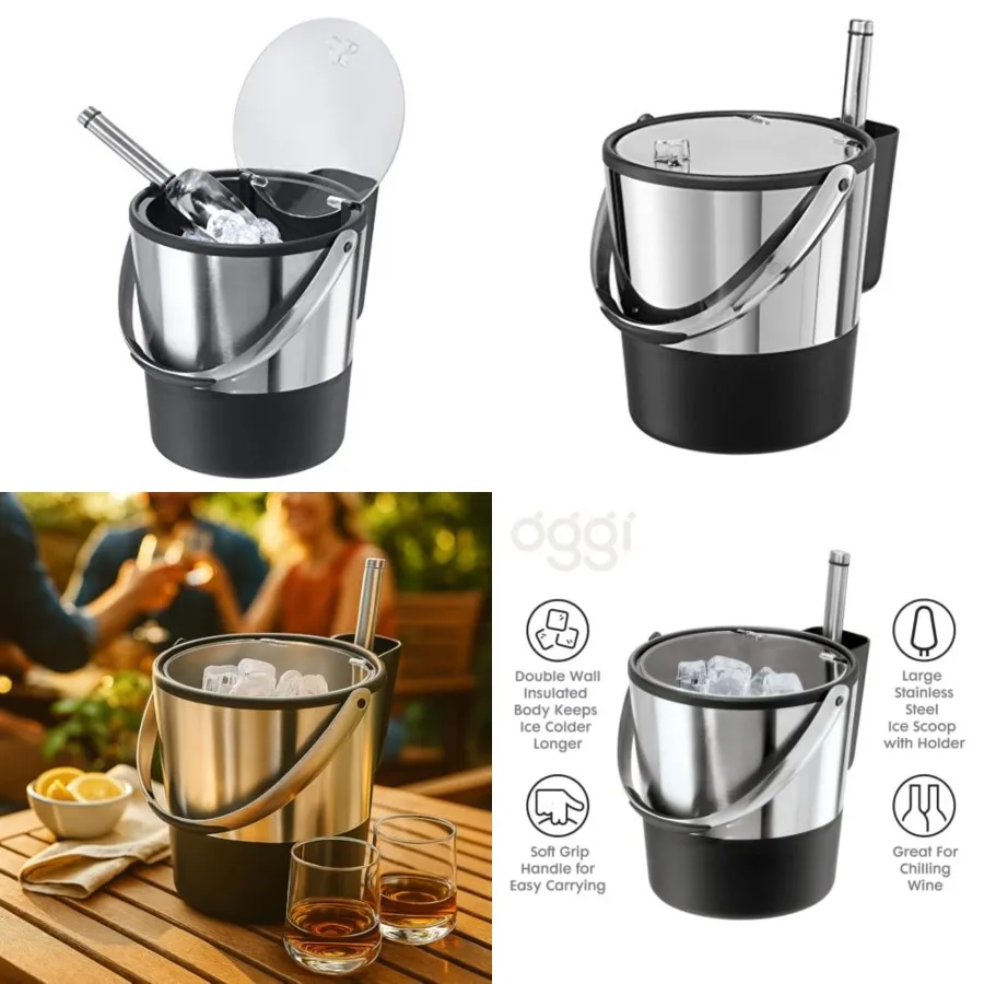 Insulated, 4 Quart/ 3.8 L, Stainless Steel, Black
Insulated, 4 Quart/ 3.8 L, Stainless Steel, Black